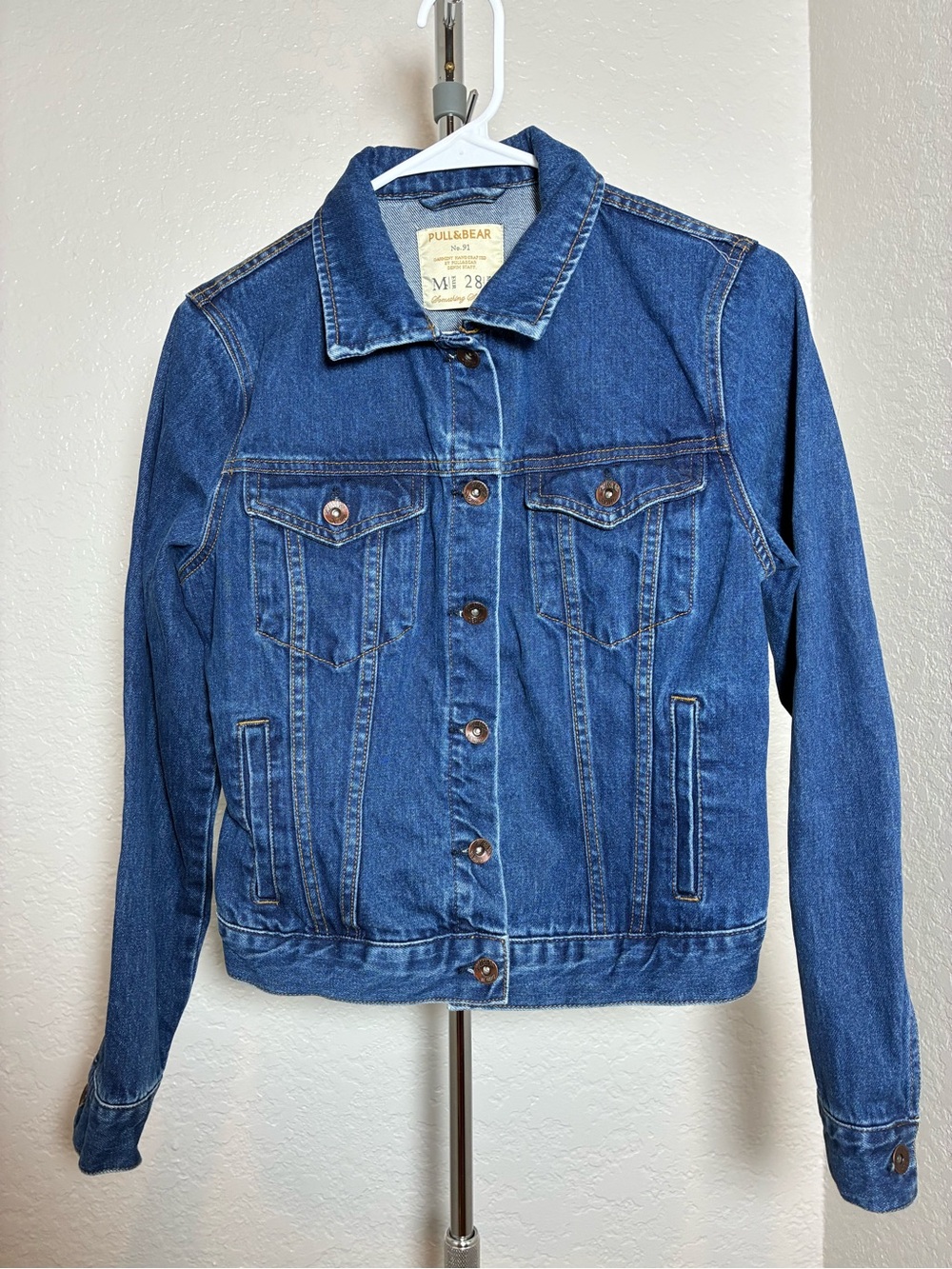 Pull&Bear Blue Denim Trucker Jacket